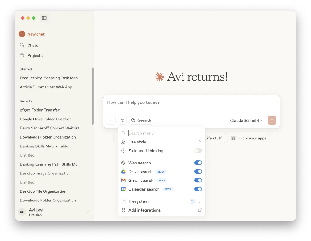 claude google integration